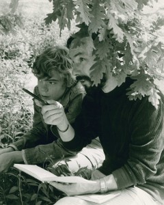 Martin Rodi et son fils Till, lorsque l'école était à Morges.